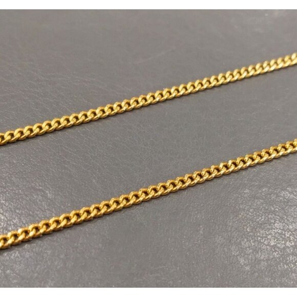 Authentic Christian Dior Vintage Rhinestone Crystal Round Necklace Gold Plated - Picture 7 of 11